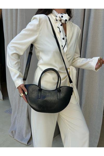 Adox Çanta NEUSA MODEL ЧОРНА ЖІНОЧА СУМКА ДЛЯ РУК І ПЛЕЧ