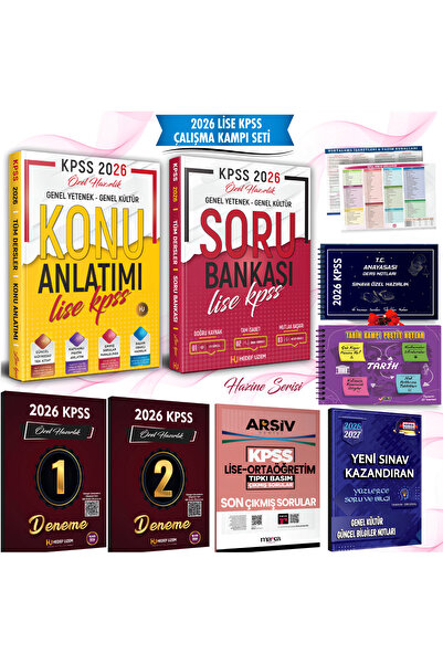 Liyakat Yayınları 2026 LİSE (ORTAÖĞRETİM) KPSS FULL HAZIRLIK SETİ