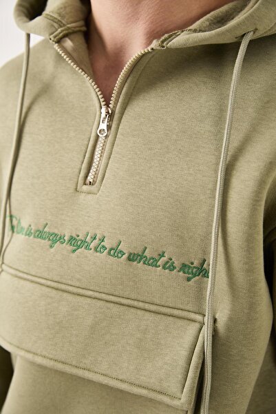 Rocqerx X-4005 Hooded Half-Zip Sweatshirt