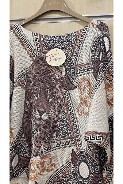 Park Moda Μπλούζα Mercerized Μικτό σχέδιο λεοπάρ