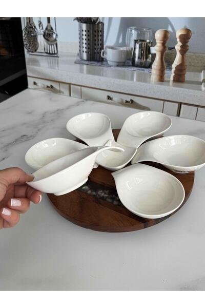 ROSSEV Acacia Rotating Presentation Set 8 Pieces