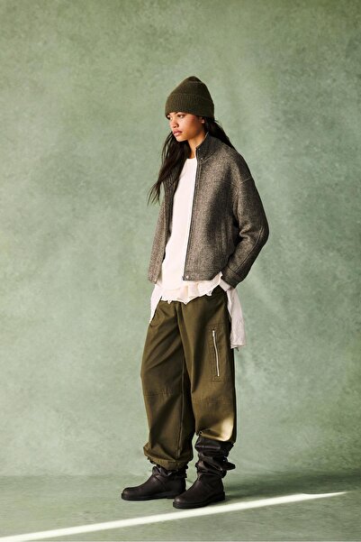 Pull & Bear Oversize kaşe ceket