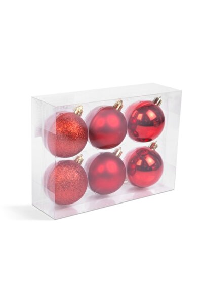 Family Christmas Decoratiune de Craciun - set globuri diverse 6 piese, 6cm, c...