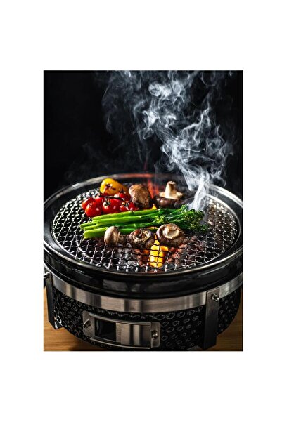 Create Charcoal grill, CREATE, BBQ Kamado Hibachi, black