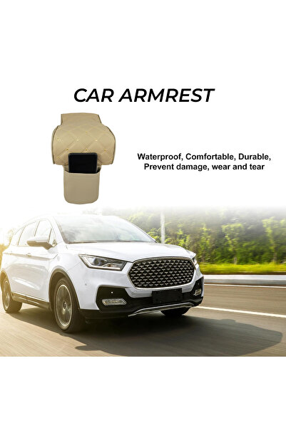 Mob Handrail Pad for Car Armrest AC-467- Waterproof, Comfortable & Durable Protection beige