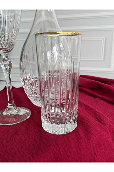 ROSSEV Bakara Gold Water Set 13 Pieces for 6 Persons