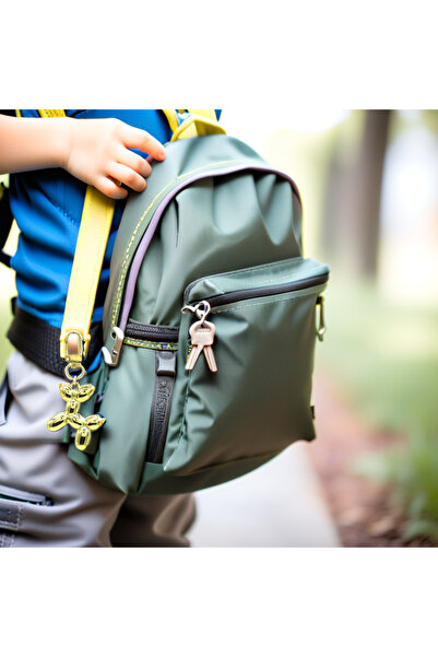 OEM Breloc cu balon, câine, accesoriu original, stil unic, 5 cm, auriu