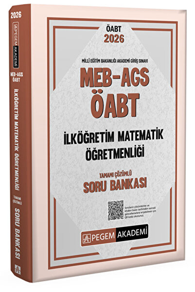 Pegem Akademi Yayıncılık 2026 MEB AGS ÖABT İlköğretim Matematik Öğretmenliği ...