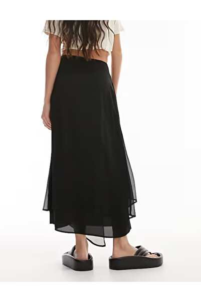 TopShop Topshop maxi skirt, black
