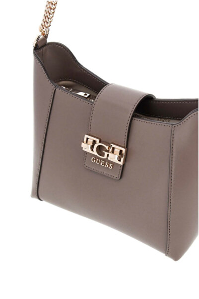 Guess Jane Hobo Dark Taupe Women's Bag