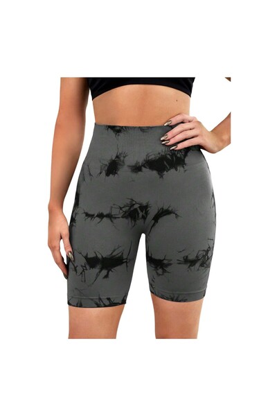 Flippy Yoga Shorts-Camo-Size S