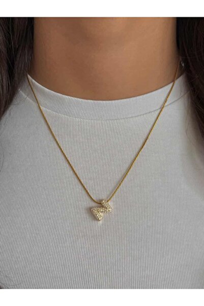 h&b design jewel Çelik 3 Boyutlu Z Harfli Kolye