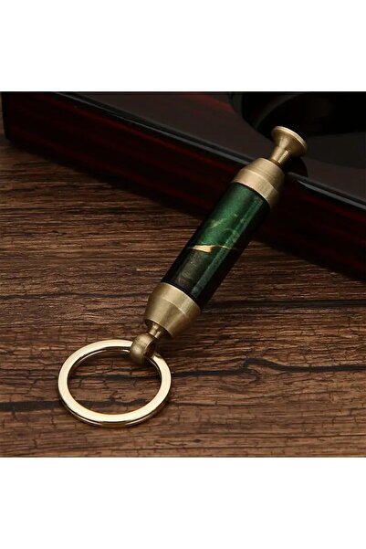 CIGARLONG Habanos Puro iğnesi ve delici anahtarlık eklentisi ile kolay kullanım yeşil 2'si 1 Arada