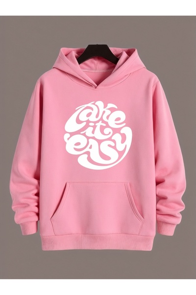 ArtYus Unisex Take It Easy Colorat Special cu imprimeu Bumbac supradimensiona...