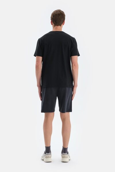 Eros Smoked Pocketed Lace-Up Modal Pique Shorts