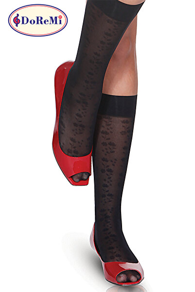 Doremi Patterned Knee Socks Laverna