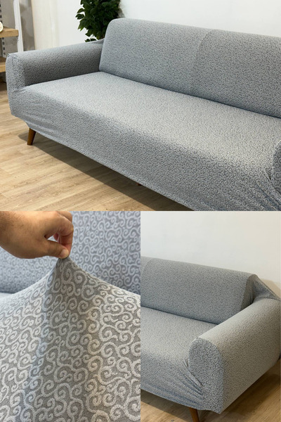 Faiend М'яка, пранна, не залишає плям, еластична накидка на диван з гумкою, чохол на диван