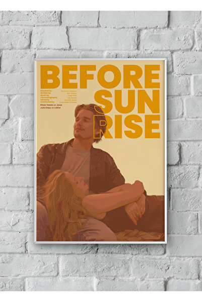 LAUBE HOME "Before Sunrise" Film Afişi Poster Tablo (Çerçeveli)