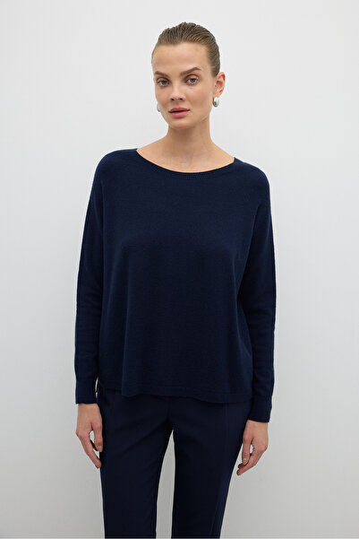 Roman Bisiklet Yaka Triko Lacivert K2671015_015