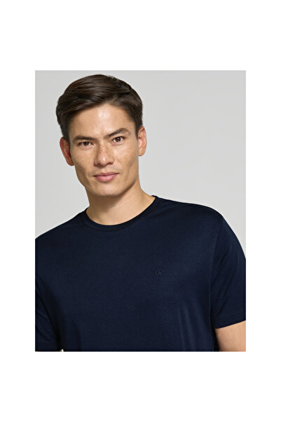 Calvin Klein Ck Lv04lb275g Ss Supıma Chest Emb Crewneck Tee Erkek Tshırt