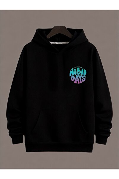 ArtYus Unisex No Bad Days Colorat Special cu imprimeu Bumbac supradimensionat...