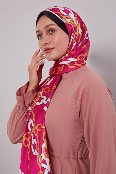 Levidor Fuchsia Chain Twill Shawl