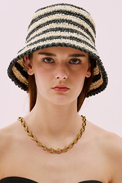 Roman El Yapımı Hasır Şapka Standart Renk Y2585203_089