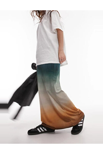 TopShop Topshop maxi skirt, mixed colors