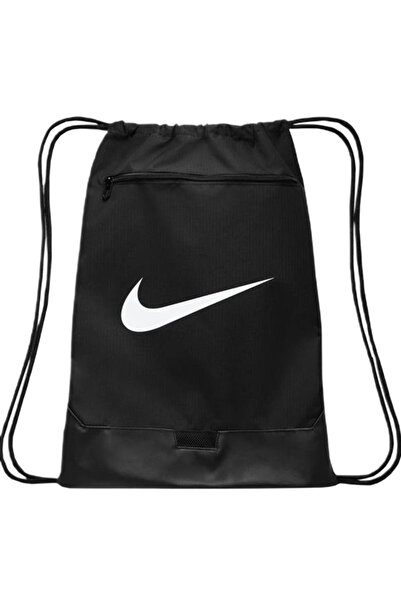 Nike Geantă de sală NK BRSLA DRAWSTRNG - neagră