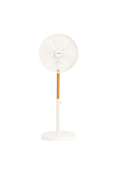 Create Ventilator vertical cu suport retro, CREATE, Air Stand Wood, alb