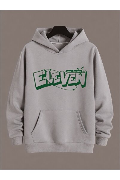 ArtYus Φούτερ Unisex Eleven Colored Special με τύπωμα Cotton oversized με κου...