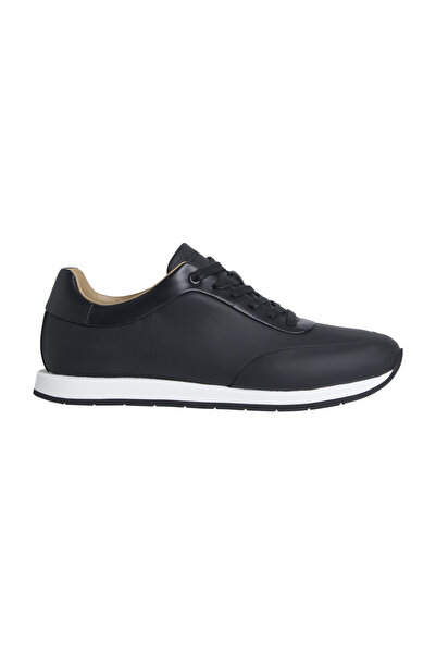 Calvin Klein Low Prof Runn Laceup Rubb Lth - Παπούτσια