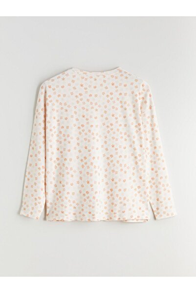 LC Waikiki Жіночий піжамний комплект з велосипедним коміром і квітковим принтом