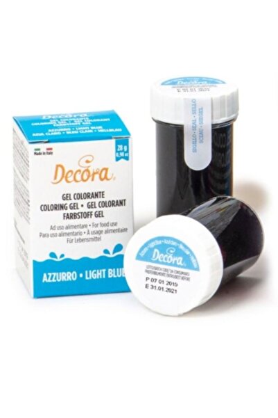 DECORA Гел оцветител за храна - СВЕТЛО СИНЬО - 28 г -