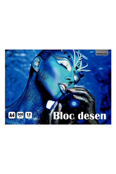 PAPERLAND Bloc desen Paperland, A4, 12 file, 300g/mp