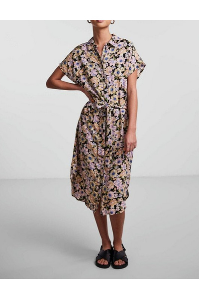 PIECES Rochie midi Pieces, mix culori