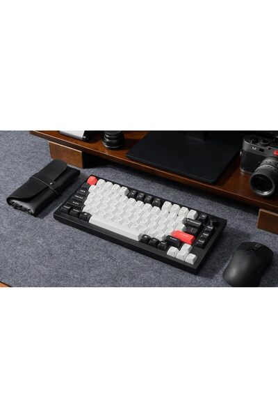 Keychron Q1 HE QMK Rapid Trigger Wireless Custom Mechanical Keyboard, 2.4 GHz/Bluetooth/Wired 75% Ho