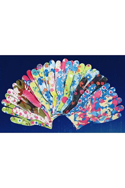 Flippy Gardening Gloves, Flippy, Nylon, Universal Size 20 cm, Floral, Non-Slip, Multicolor
