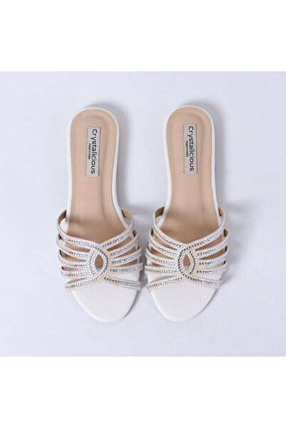 crystalicious Warm Handcrafted by Artisans Rhinestone Women Flats Luxurious Comfort For All-Day Wear