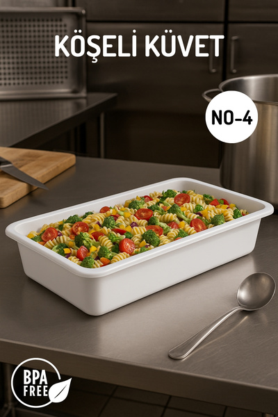 Nandy Home Köşeli Küvet No:4 – Kafe & Restoran Tipi Gıda Saklama ve Hazırlık ...