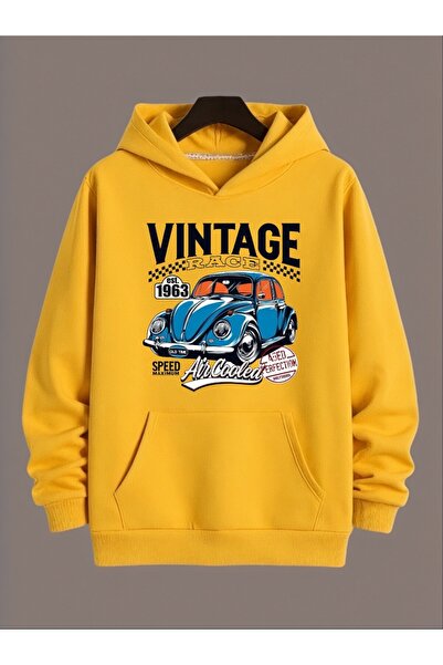 ArtYus Unisex Vintage Vosvos Colorat Special cu imprimeu Bumbac supradimensio...