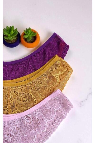 Store KADIN DANTEL KÜLOT SETİ (3LÜ)