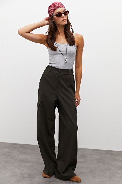 urban focus Palazzo Trousers with Cargo Pockets