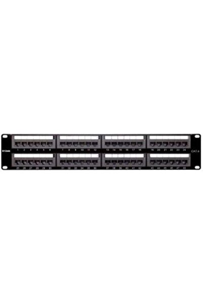 D-Link NPP-C61BLK481 Patch Panel Cat 6, 48 Port Black
