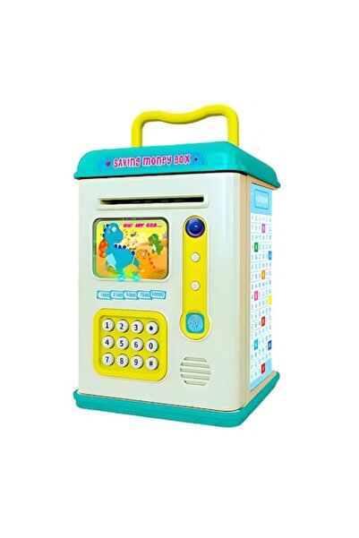 Optim Solution Pușculiță pentru copii, OPTIM SOLUTION, tip bancomat, parolă c...