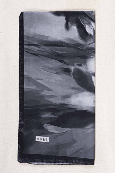 Akel Ψηφιακό κρυστάλλινο μοτίβο κασκόλ 95x95 – Παστέλ μοτίβο-6