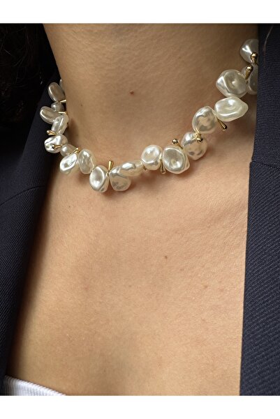 M Miel Kadın İnci Boncuk Kolye