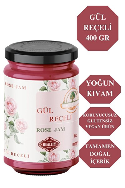 HUDOT GÜL REÇELİ DOĞAL KATKISIZ KORUYUCUSUZ PREMIUM (% 65 MEYVE )