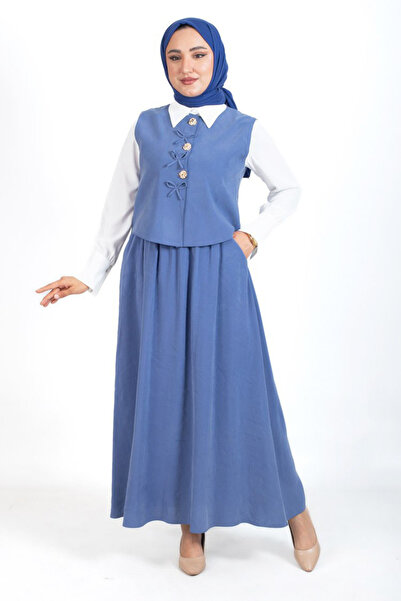 TRİPEN طقم ثلاثي من قماش مودال تينسيل مع تنورة