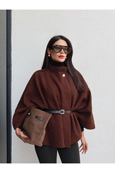 ESRAHELVACI معطف تويد بحزام